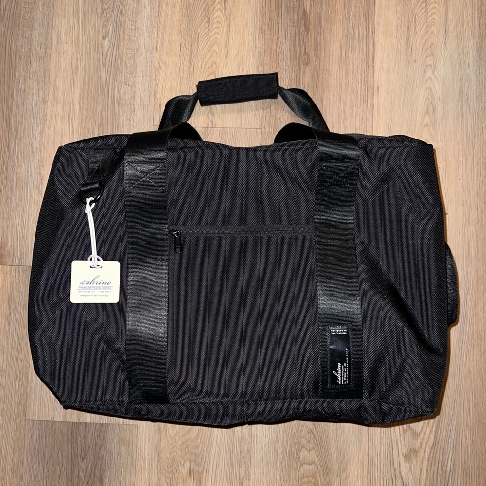 The Shrine Co. Sneaker Grailz BACKPACK/DUFFLE BAG - TRIPLE BLACK